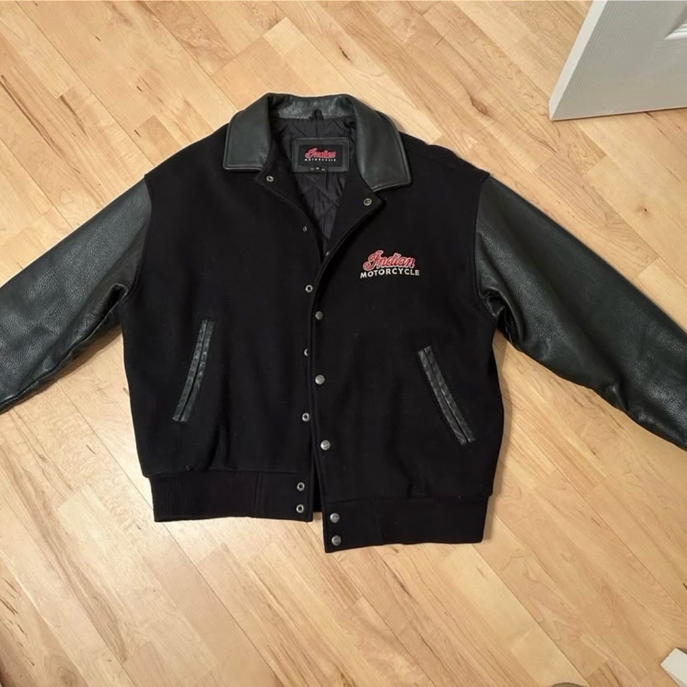Indian Brand Leather Jacket - Picture 3 of 4